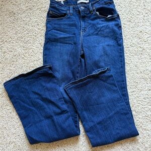 Levi's Dark Blue Flare Women's Jeans